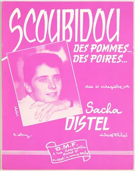 Allan Lewis ; Maurice Tézé ; Sacha Distel ; D.M.F partition de musique Scoubidou... Des pommes, des poires Paris 9ème 1952 1966.173.1  Photo