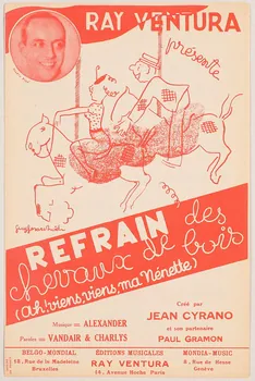 Maurice Vandair ; Maurice Alexander ; Charlys ; Ray Ventura chanson petit format Île-de-France, France 1936 1966.184.7 Photo