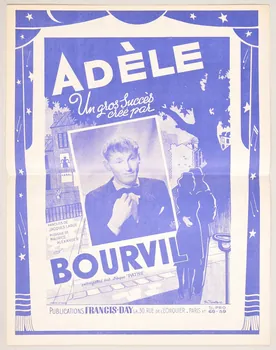 Jacques Larue ; Maurice Alexander ; Bourvil ; Francis Day chanson partition de musique Île-de-France, France 1949 1966.184.9 Photo