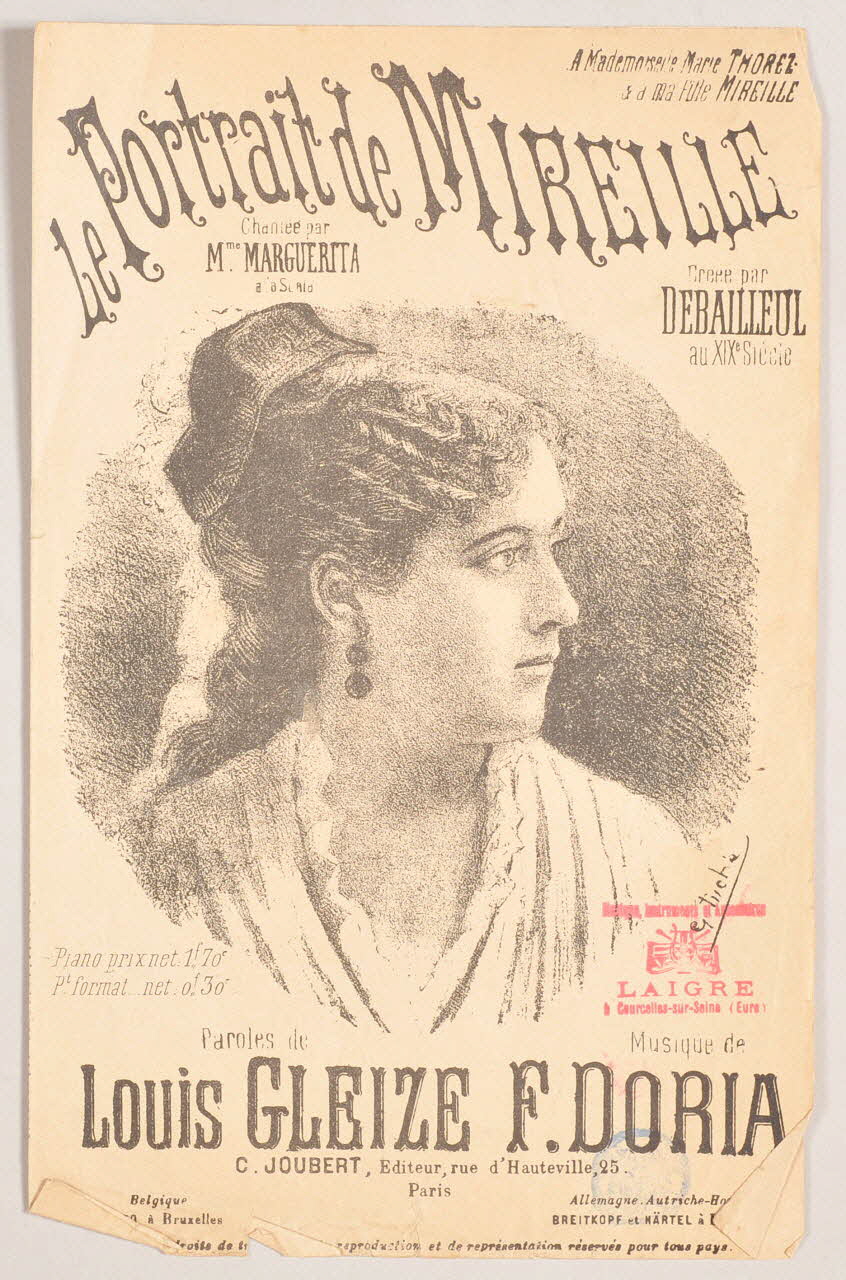 chanson petit format 1966.186.1 Photo