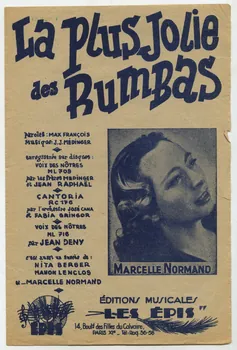 Max François ; Jean Médinger ; Marcelle Normand ; Frères Médinger ; Jean RaphaëL ; Cantoria ; Fabia Gringor ; Jean Deny ; Nita Berger ; Manon Lenclos ; La Clé De Sol; ; Les Epis; chanson petit format Île-de-France, France 1947 1966.189.109  Photo
