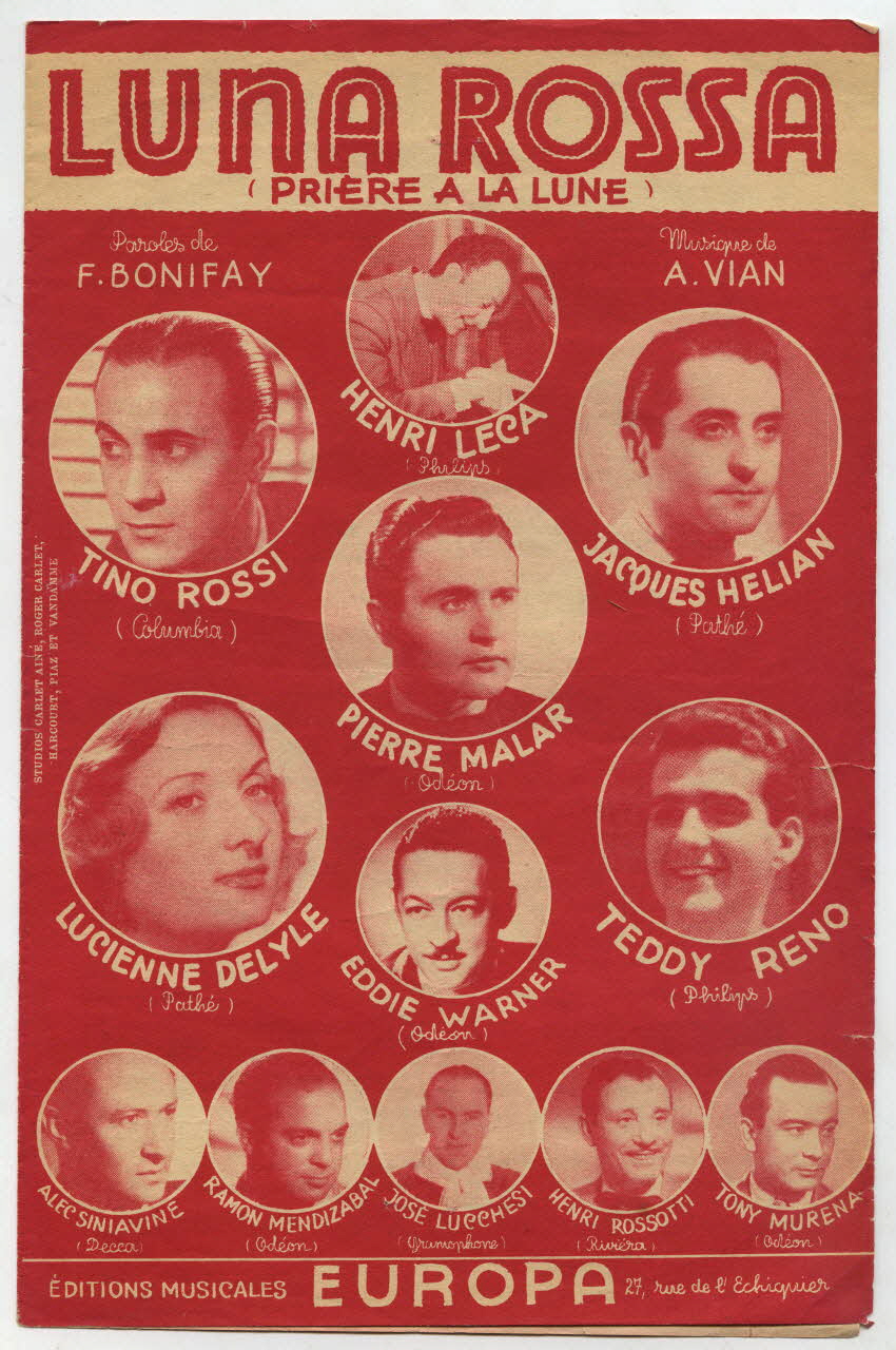 chanson petit format 1966.189.137 Photo