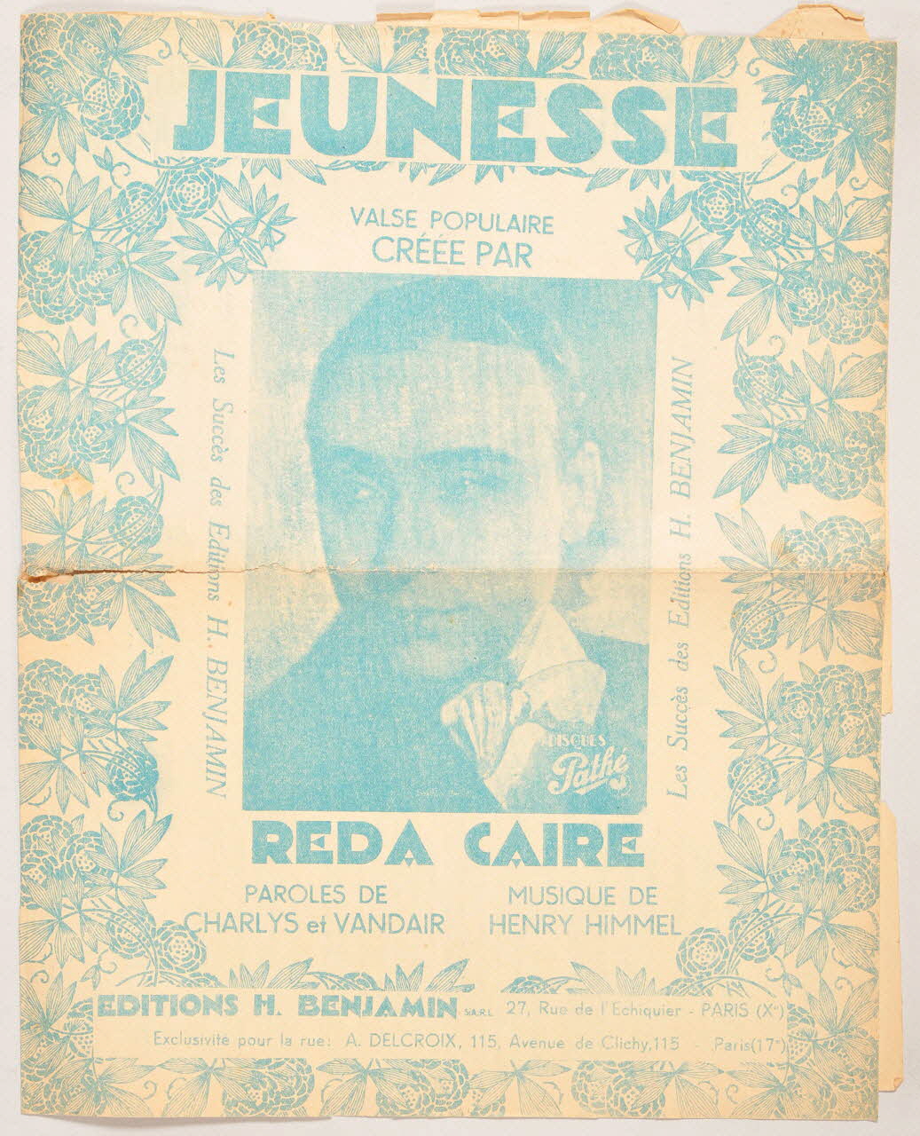 chanson partition de musique 1966.189.53 Photo