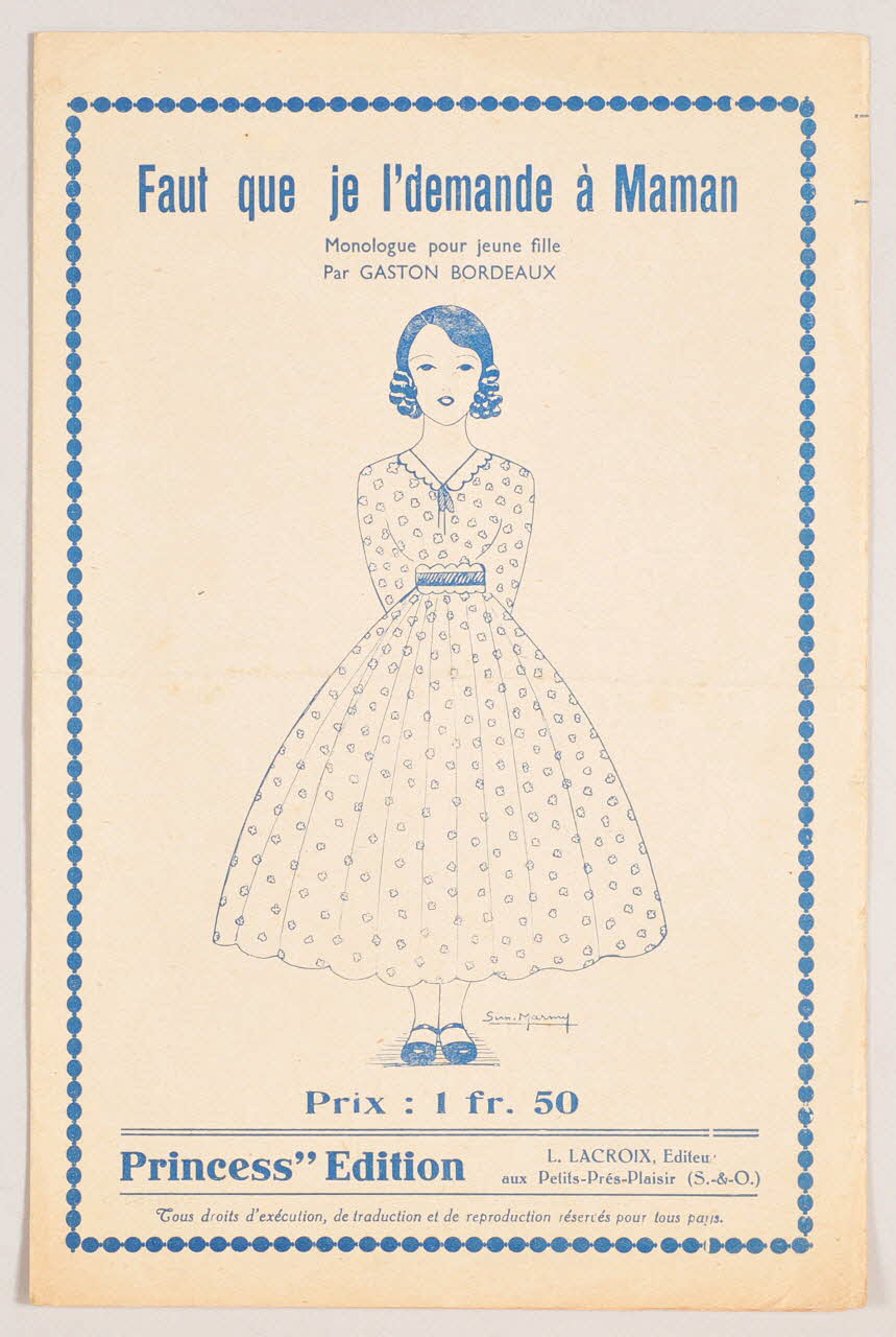 chanson petit format 1966.190.2 Photo