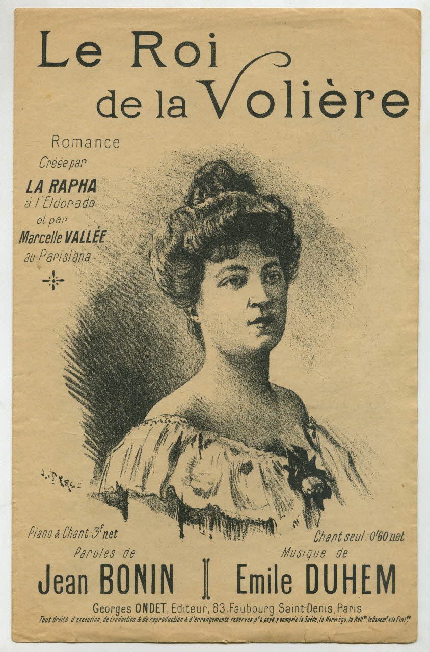 chanson petit format 1966.190.6 Photo