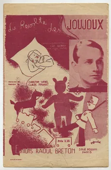 Christian Webel ; Claude Pingault ; Guy Berry ; Raoul Breton chanson petit format Île-de-France, France 1937 1966.190.75 Photo