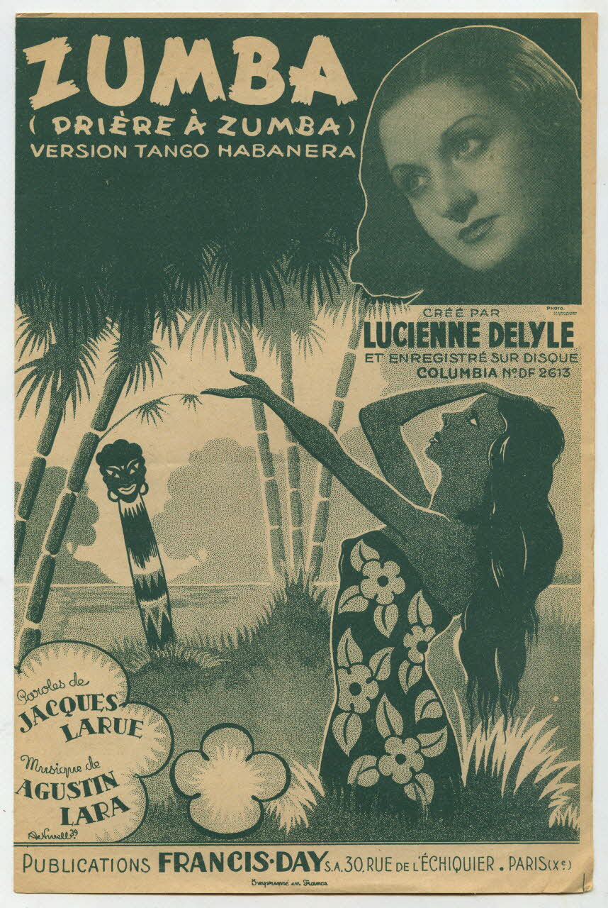 Jacques Larue ; Agustin Lara ; Lucienne Delyle ; Laroche ; Publications Francis Day (S.A); chanson petit format Île-de-France, France 1939 1966.190.89 Photo