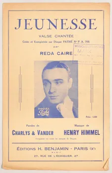 Charlys ; Henry Himmel ; Maurice Vander ; Reda Caire ; H. Benjamin chanson petit format Paris 10ème 1935 1966.192.48 Photo