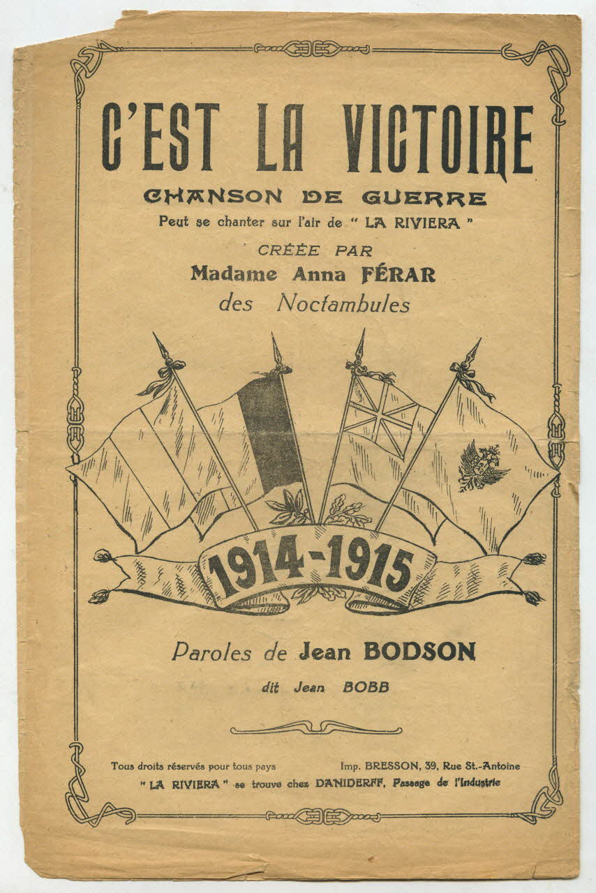 chanson petit format 1966.199.10 Photo