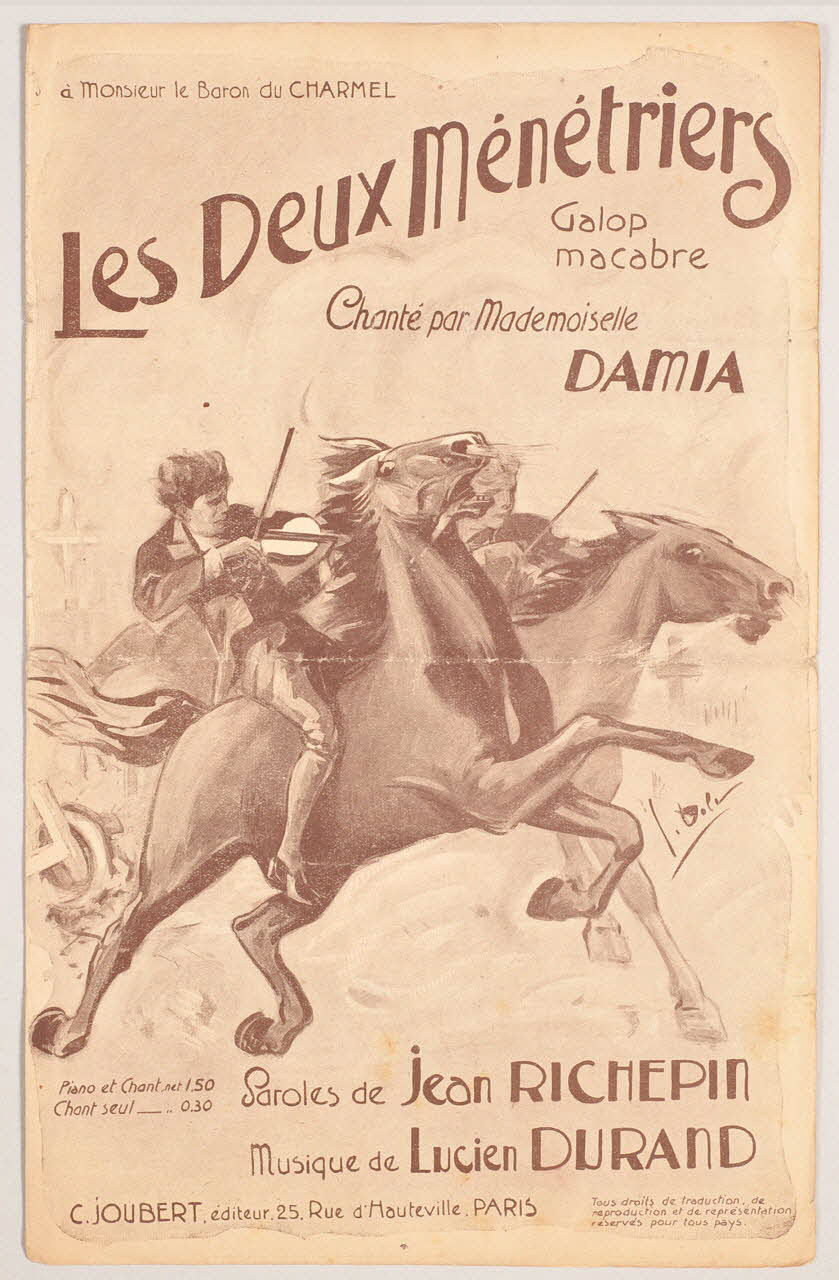chanson petit format 1966.199.133 Photo