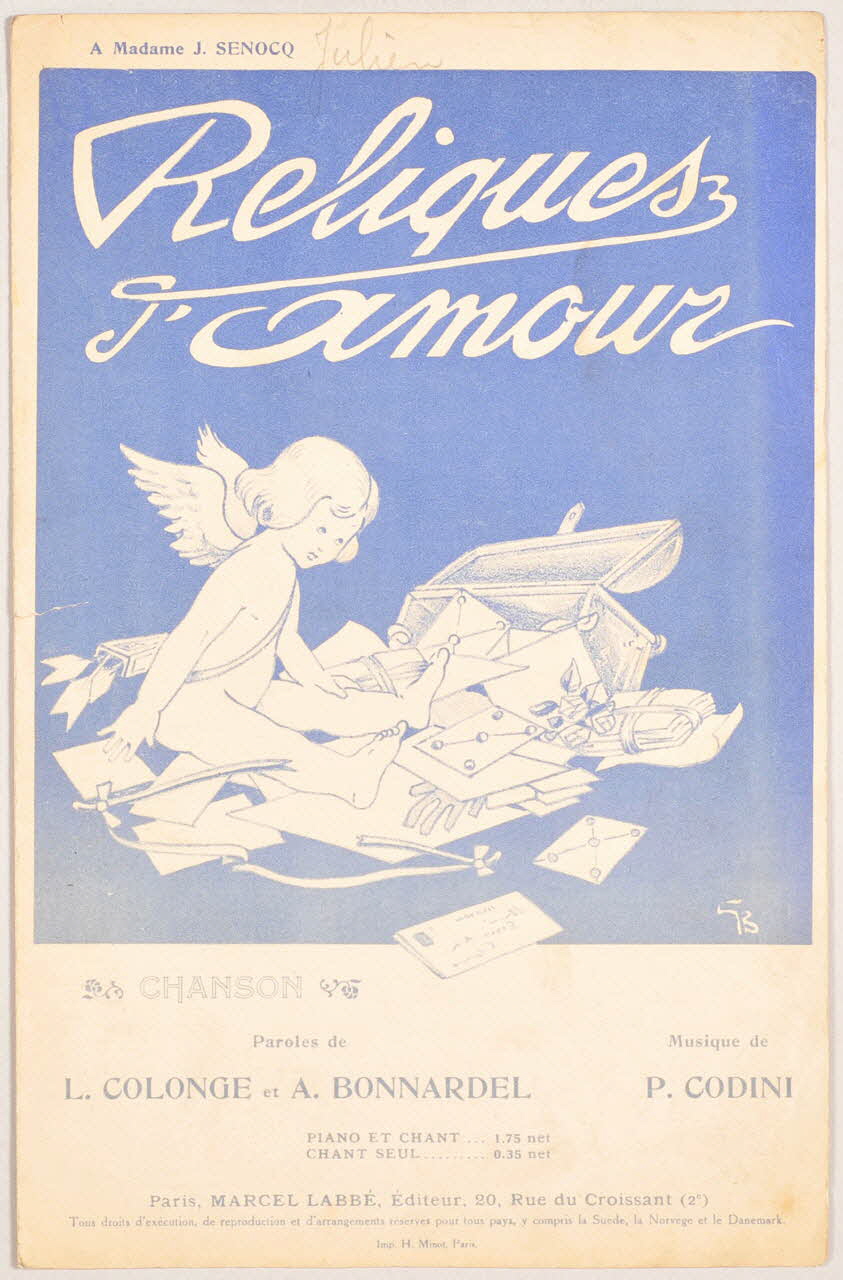 chanson petit format 1966.199.134 Photo