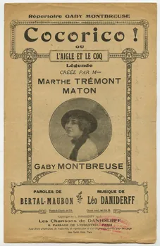 Louis Maubon ; Marcel Bertal ; Léo Daniderff ; Marthe Trémont ; Gaby Montbreuse ; Cavel Et Cie chanson petit format Île-de-France, France 1915 1966.199.29 Photo