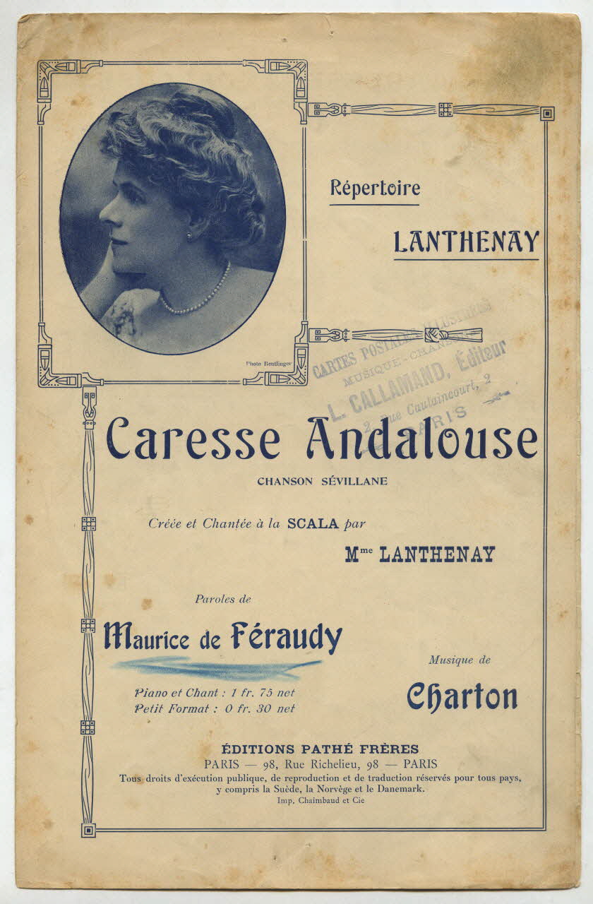 chanson petit format 1966.199.35 Photo