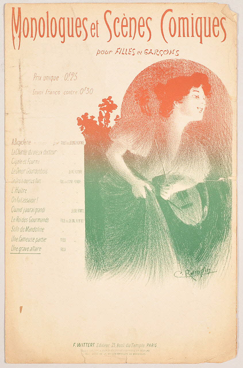 chanson petit format 1966.199.46 Photo