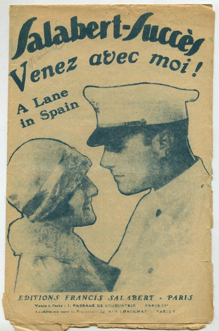 Léo Lelièvre ; Fernand Rouvray ; Joseph Szulc ; Carmen Lombardo ; Al Lewis ; Henri Varna ; F. Walter ; Didier Gold ; Francis F. Salabert chanson petit format Île-de-France, France 1926 1966.199.93 Photo