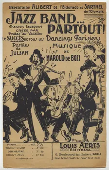 Harold de Bozi ; Julsam ; Louis Aerts chanson petit format Île-de-France, France 1920 1966.201.20 Photo