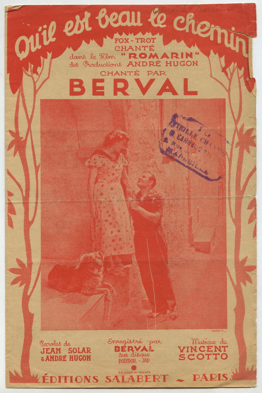 chanson petit format 1966.201.29 Photo