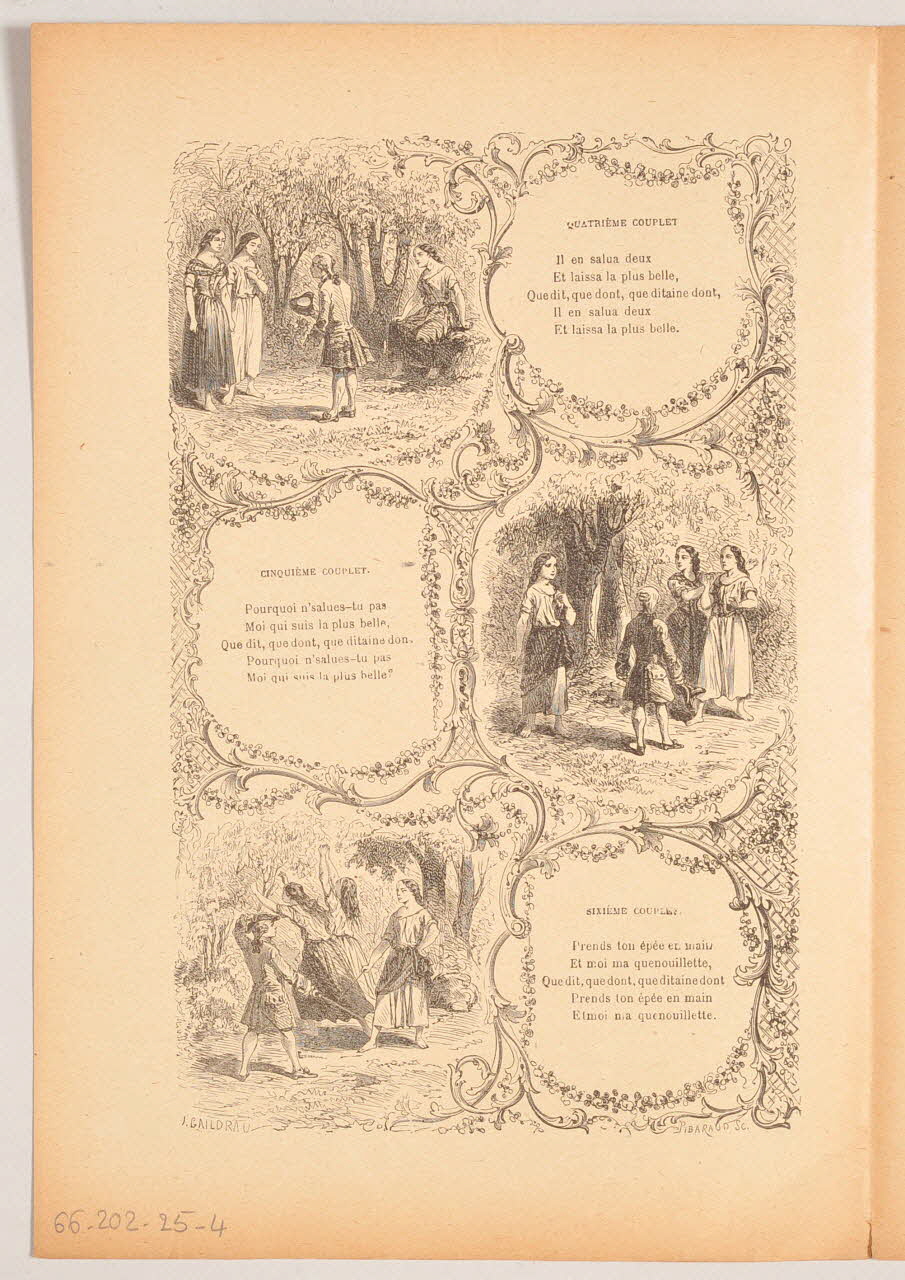 chanson petit format 1966.202.25.3-6 Photo