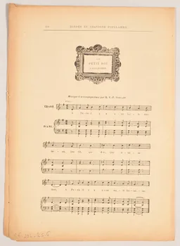 chanson petit format 1966.202.25.3-6  Photo
