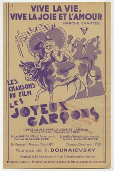 Léo Lelièvre ; René Dorin ; I. DounaïEvsky ; Francis F. Salabert chanson petit format Île-de-France, France 1934 1966.204.8  Photo