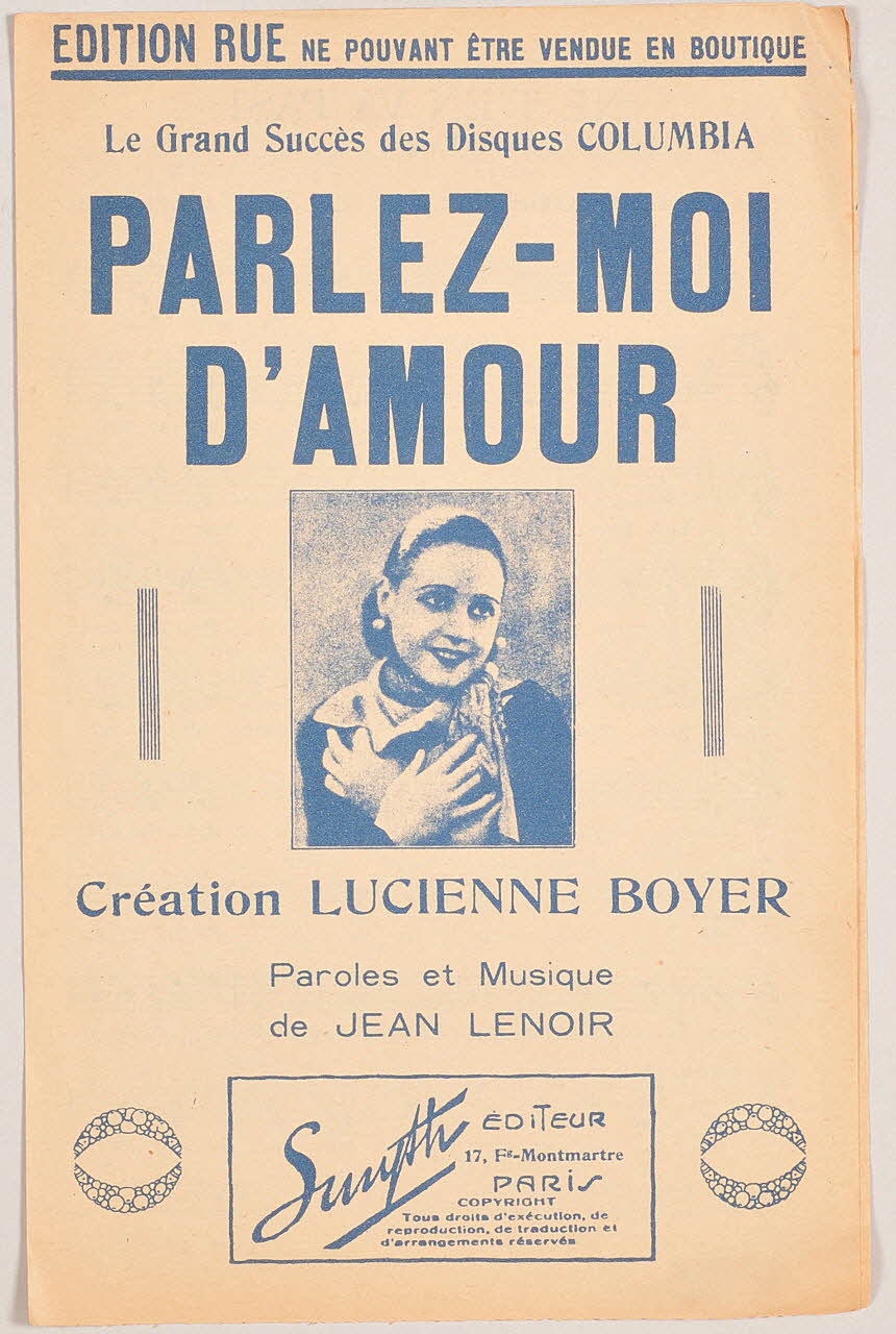 chanson petit format 1966.206.11 Photo