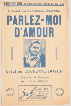 chanson petit format 1966.206.11  Photo