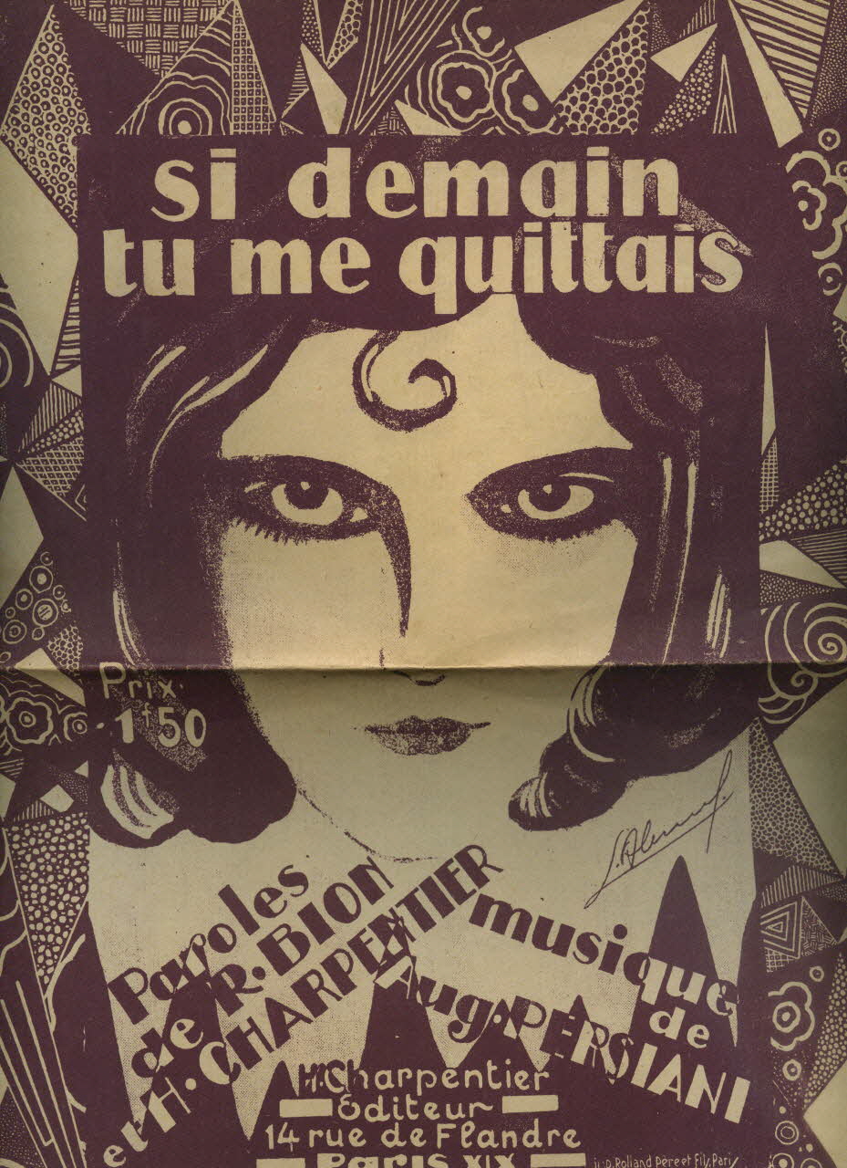 chanson petit format 1966.206.7 Photo