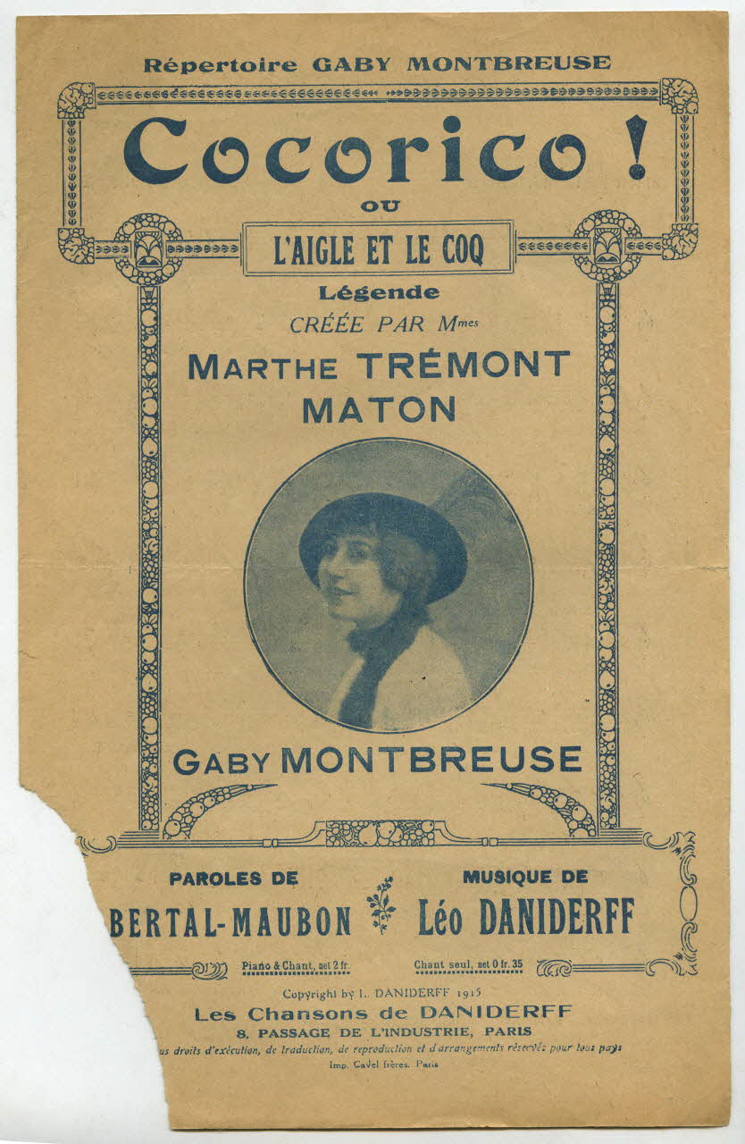 chanson petit format 1966.208.32 Photo