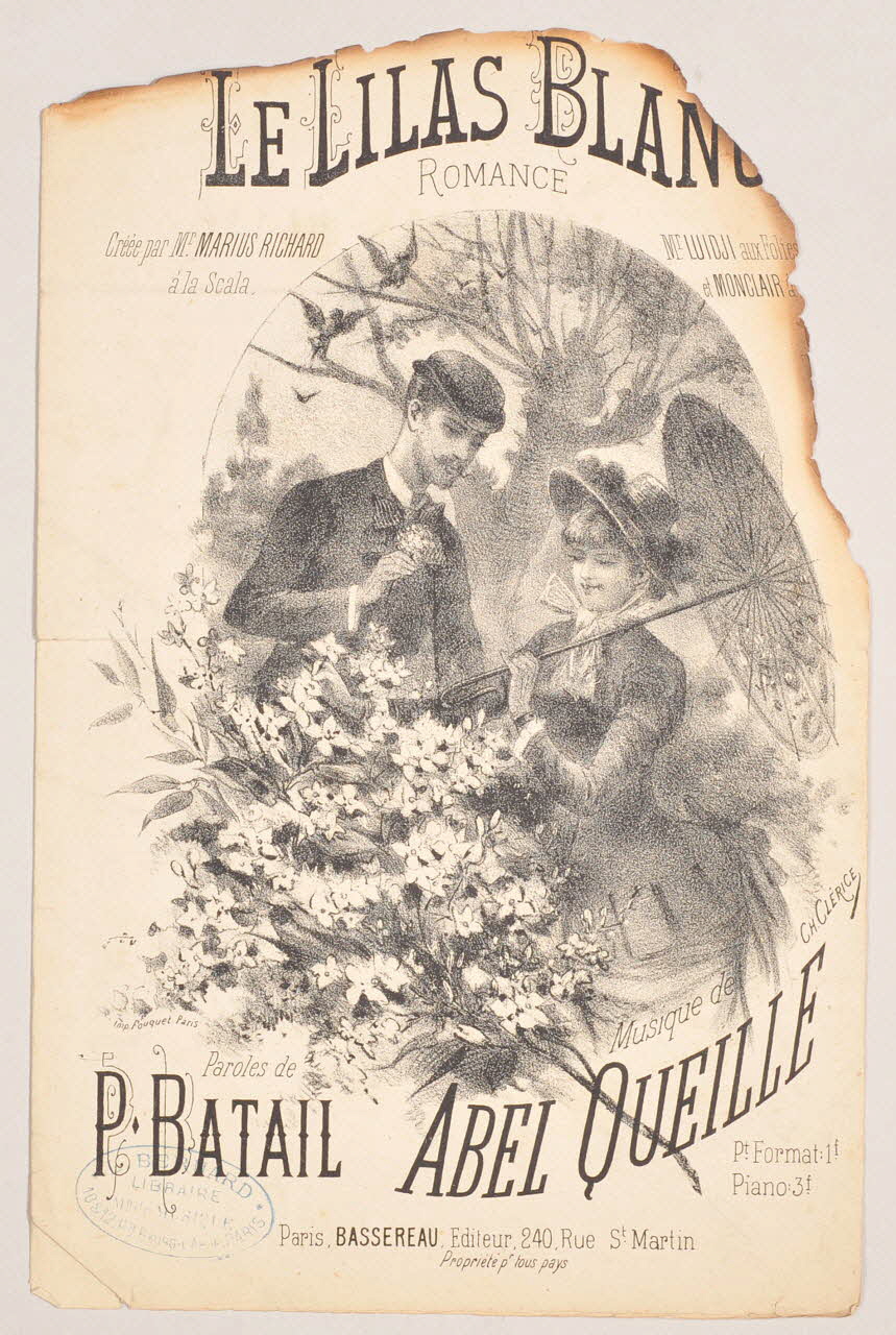 chanson petit format 1966.208.58 Photo