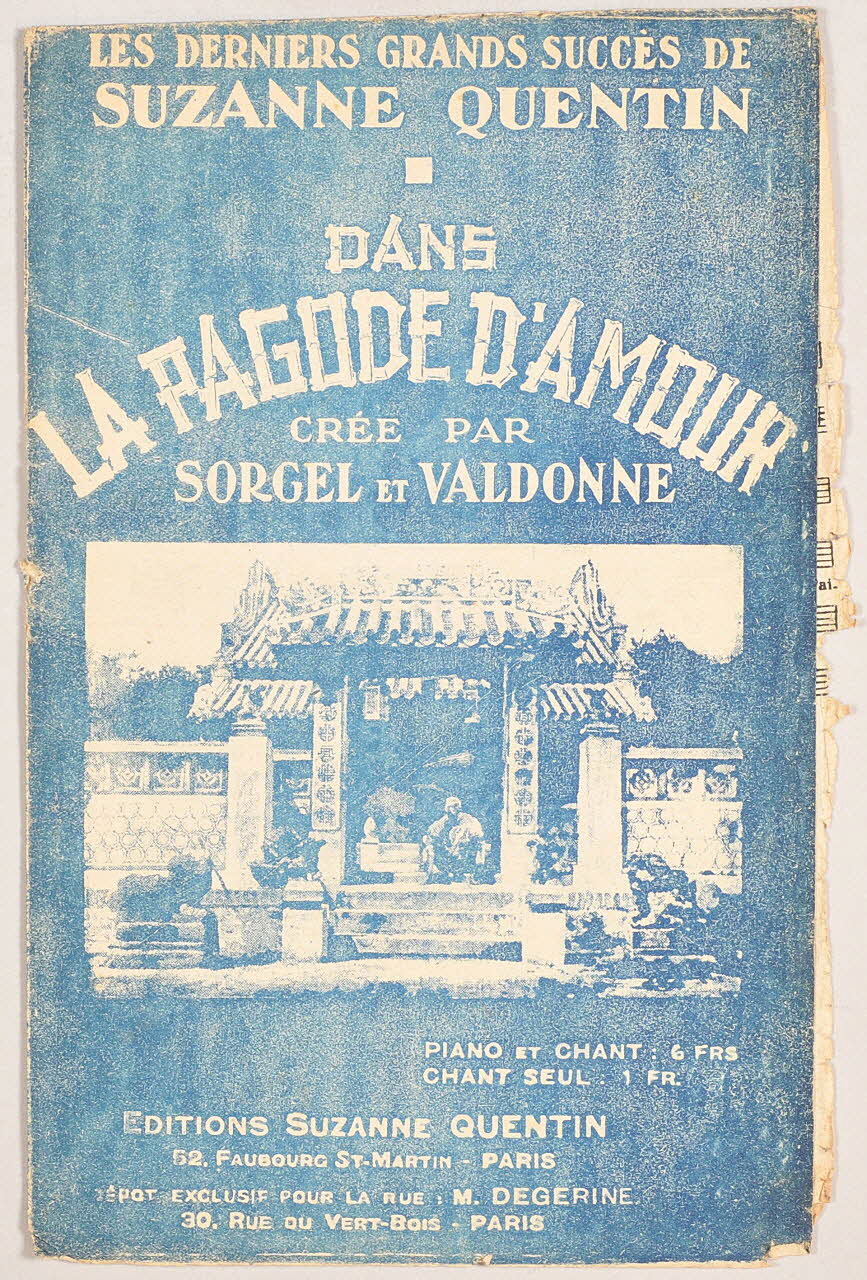 partition de musique petit format 1967.179.204.1 Photo