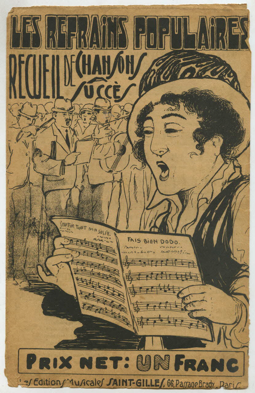 chanson petit format 1967.179.210.1-3 Photo