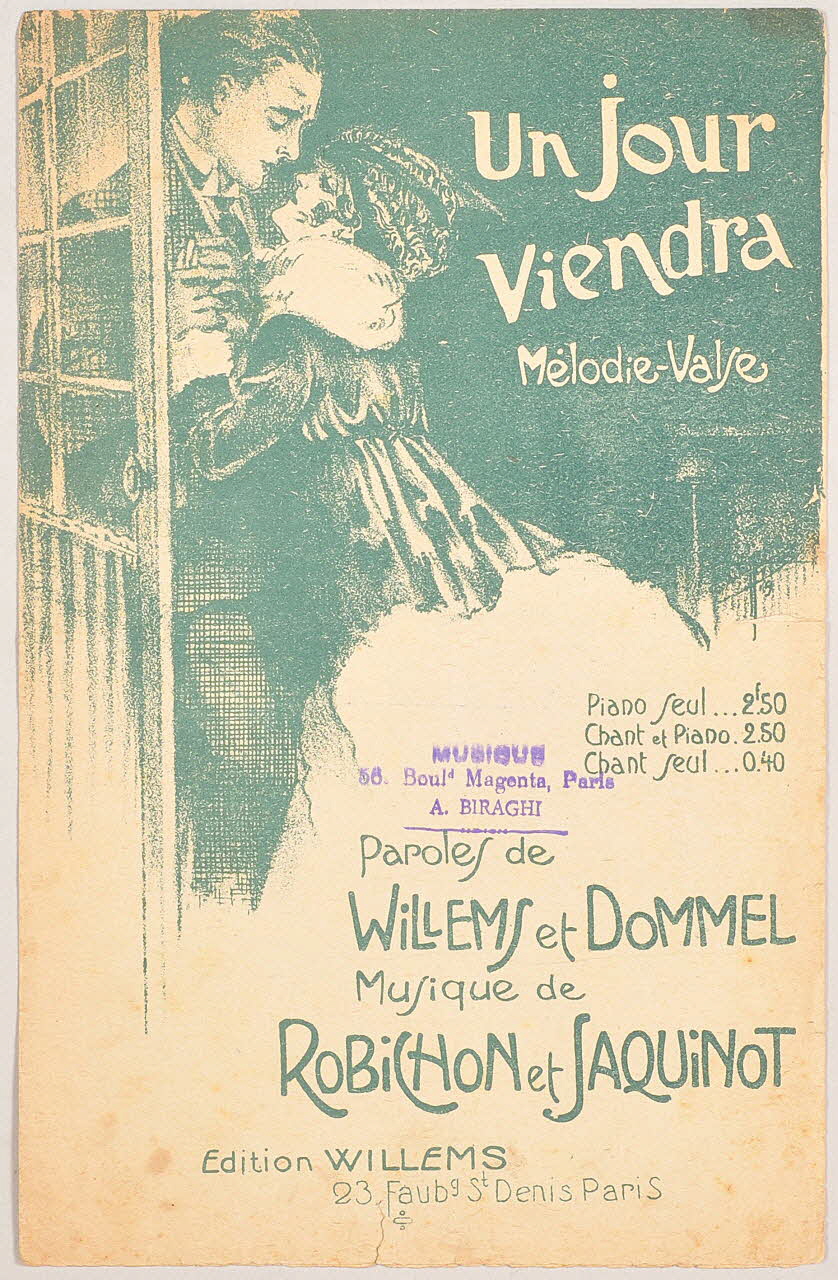 chanson petit format 1967.179.40 Photo