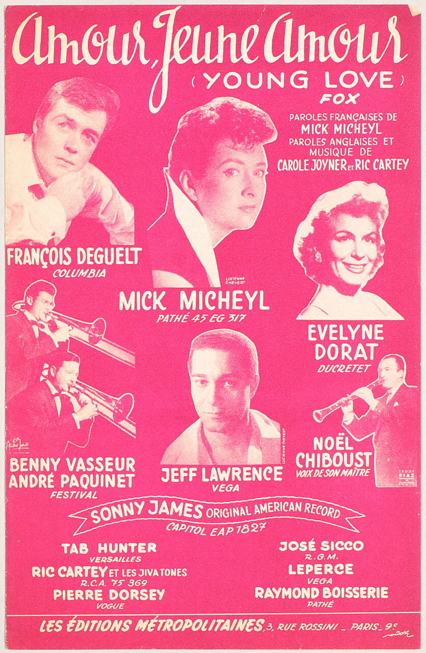 partition de musique petit format 1968.104.4 Photo