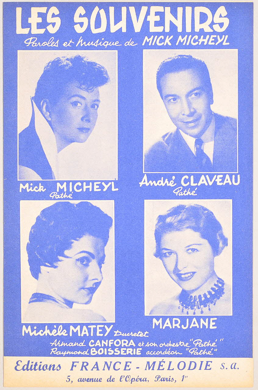 partition de musique petit format 1968.104.7 Photo