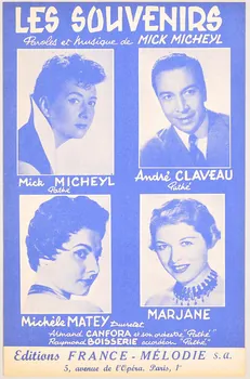 partition de musique petit format 1968.104.7 Photo