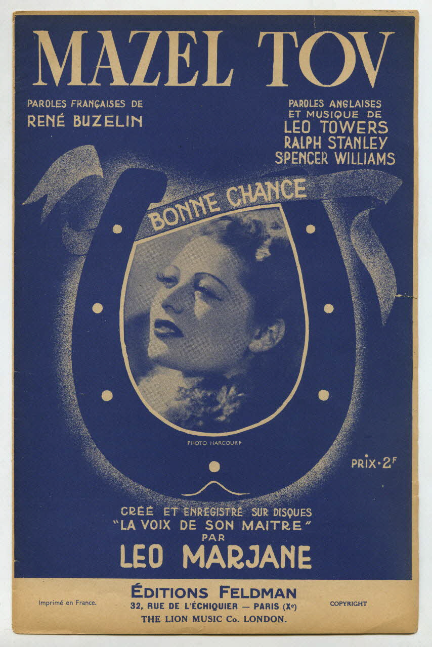 chanson petit format 1969.88.1018 Photo