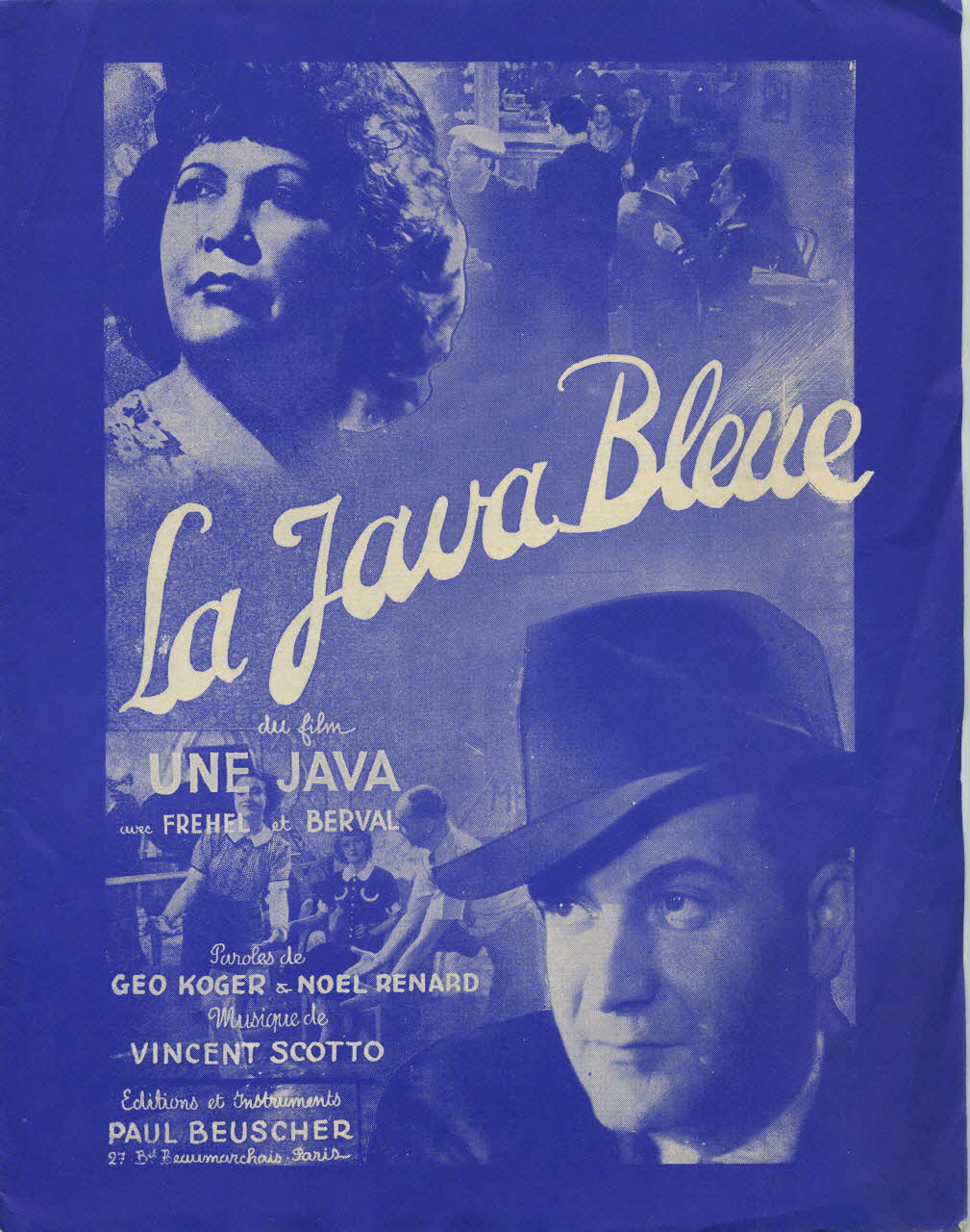 NoëL Renard ; Géo Koger ; Vincent Scotto ; Paul Beuscher ; La Lyre; chanson petit format Île-de-France, France 1939 1969.88.109 Photo