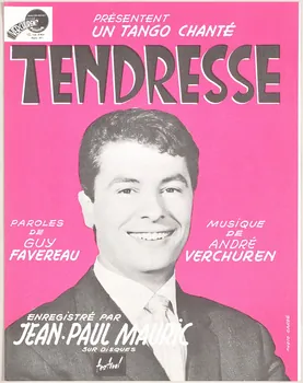 partition de musique Tendresse 1969.88.1093 Photo
