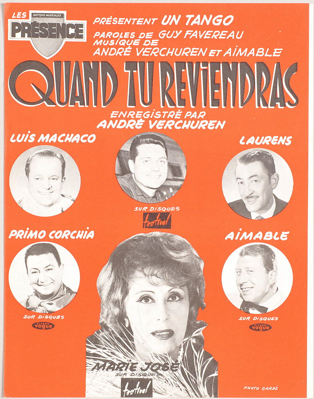 chanson petit format 1969.88.1094 Photo