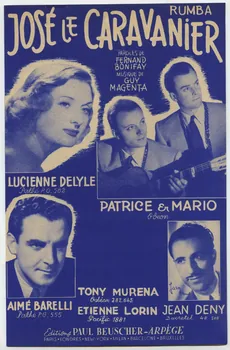 Guy Magenta ; Fernand Bonifay ; Lucienne Delyle ; Patrice Et Mario ; Aimé Barelli ; Jean Deny ; Dillard Et Cie ; Deprun ; Paul Beuscher chanson petit format Île-de-France, France 1952 1969.88.118 Photo