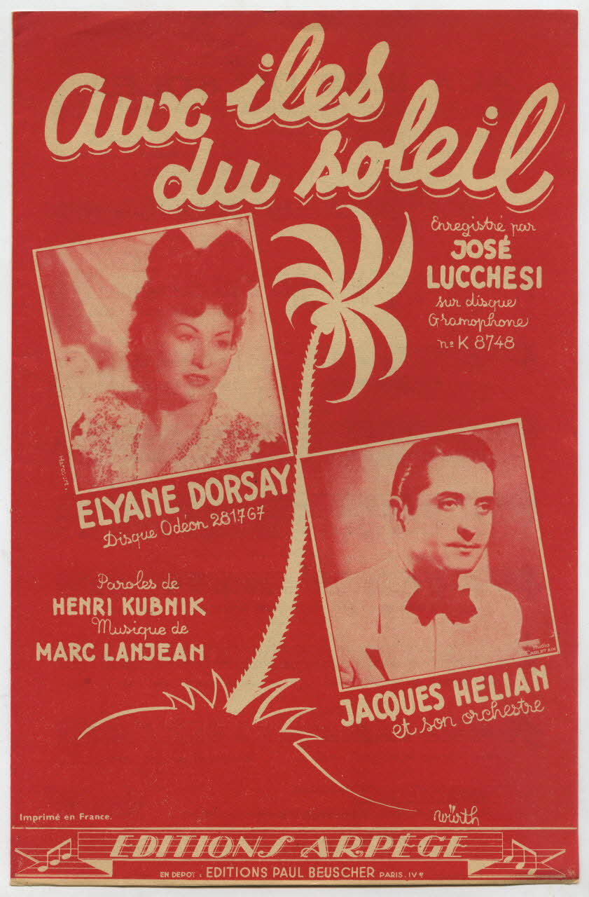 partition de musique petit format 1969.88.12 Photo