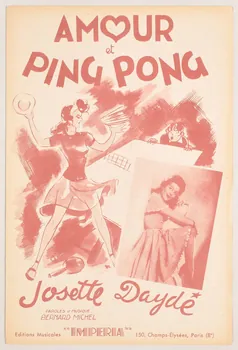 Bernard Michel ; Josette Daydé ; Imperia, Editions; chanson petit format 1966 1969.88.1494 Photo