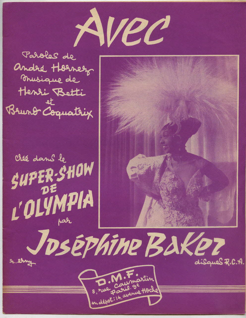 chanson petit format 1969.88.1496 Photo