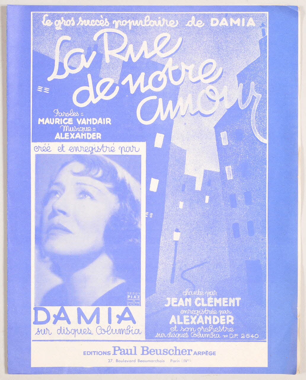 chanson petit format 1969.88.185 Photo