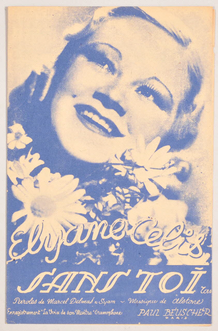Syam ; Marcel Delmas ; Elyane Célis ; Paul Beuscher chanson petit format 1939 1969.88.188 Photo