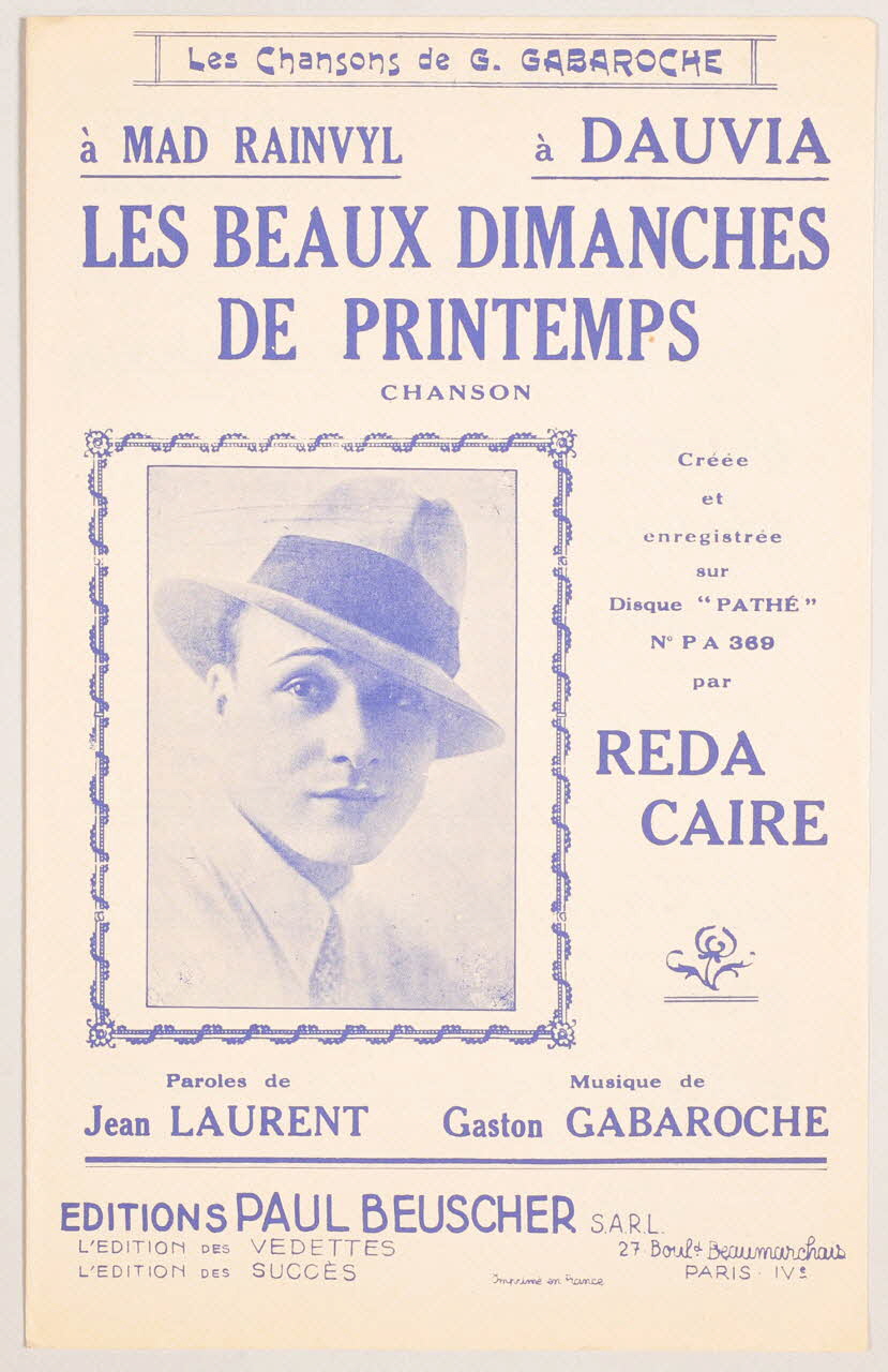 chanson petit format 1969.88.19 Photo