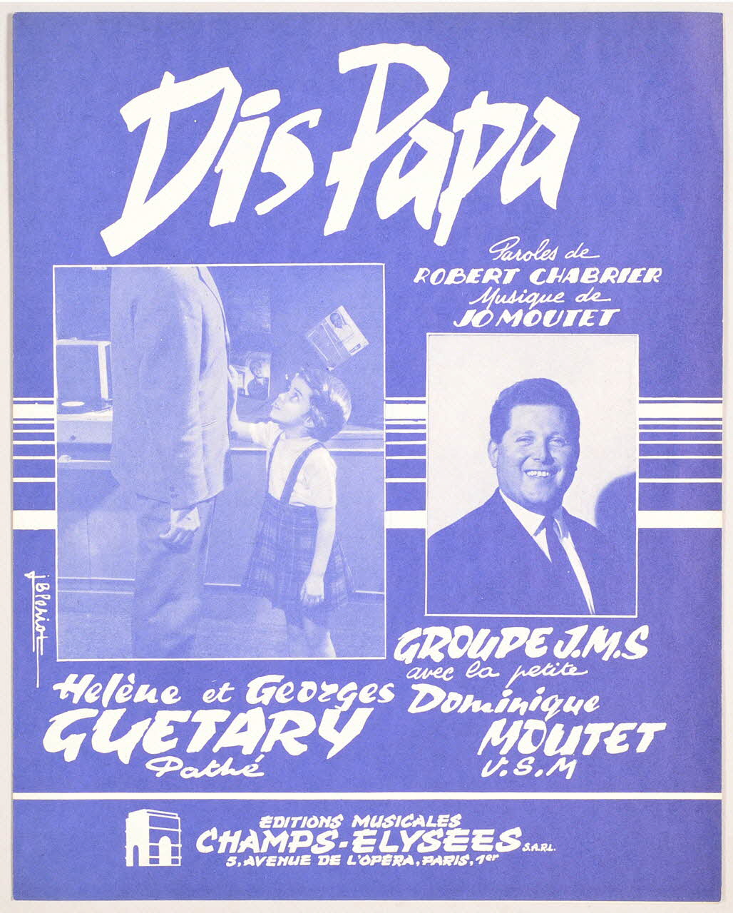 partition de musique Dis papa 1969.88.251 Photo