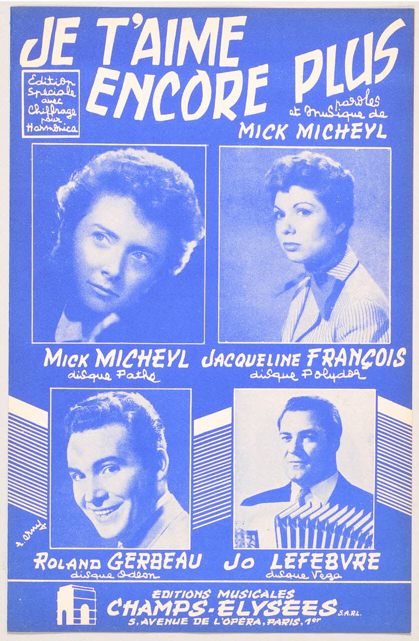 chanson petit format 1969.88.253 Photo