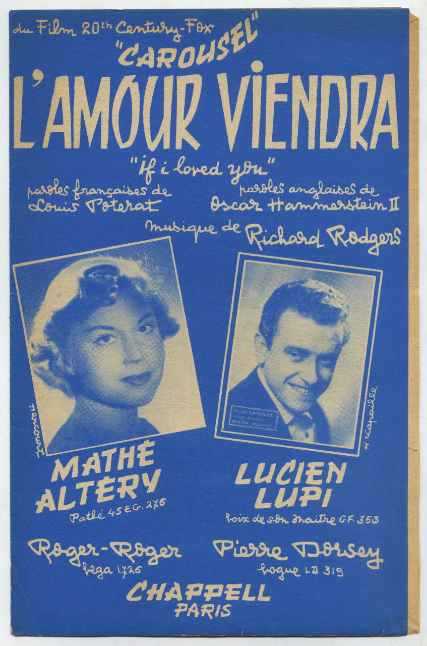 chanson petit format 1969.88.283 Photo