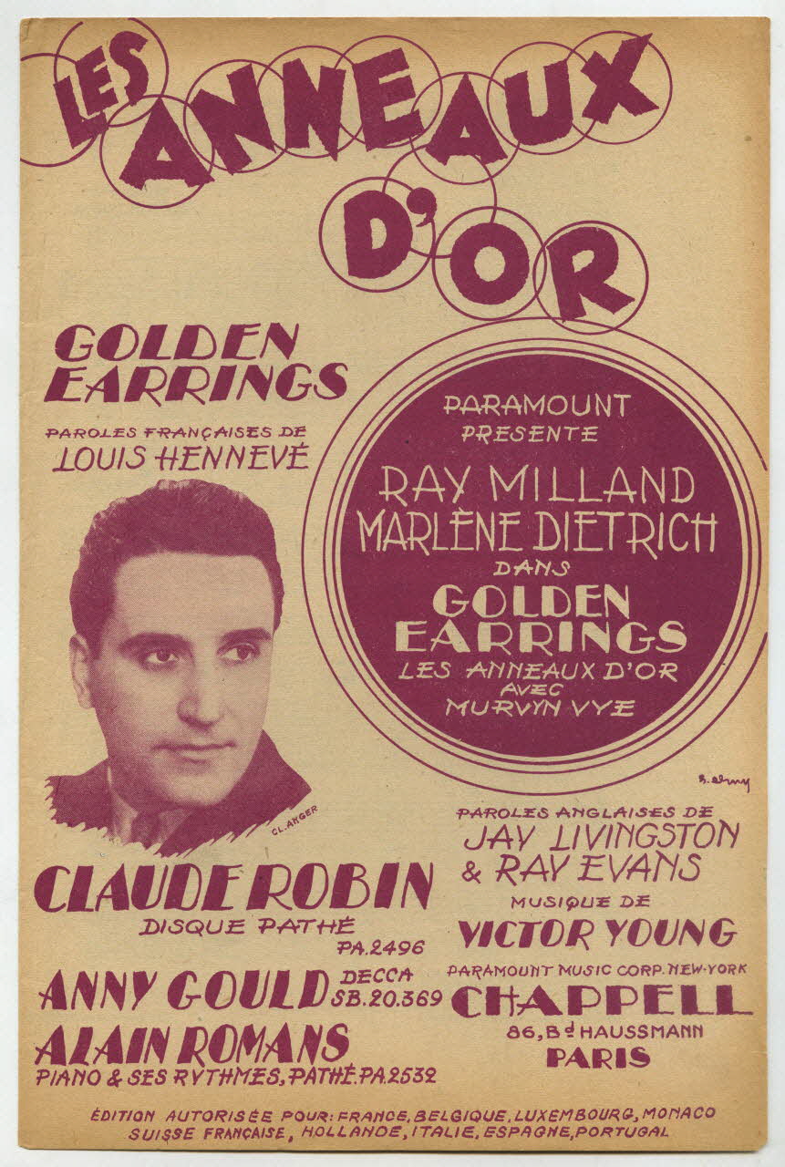 chanson petit format 1969.88.287 Photo